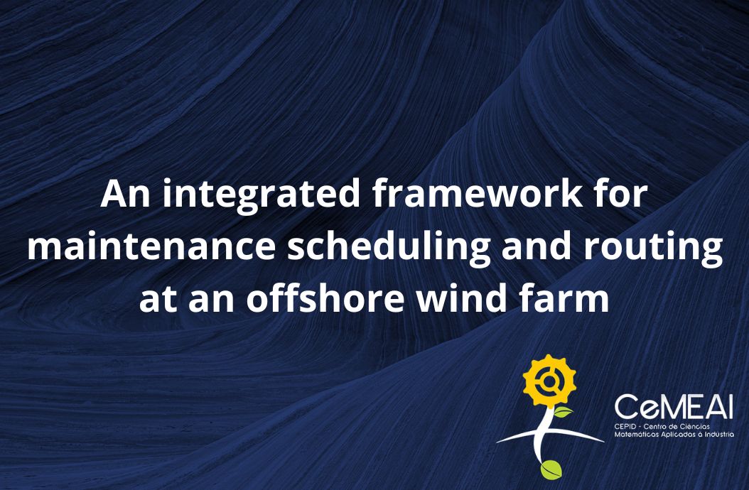 An integrated framework for maintenance scheduling and routing at an offshore wind farm